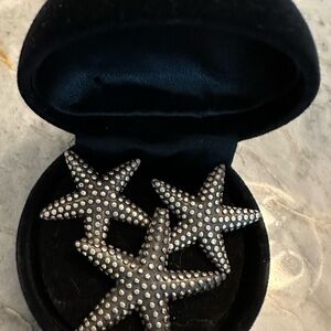 Starfish pendant and earrings